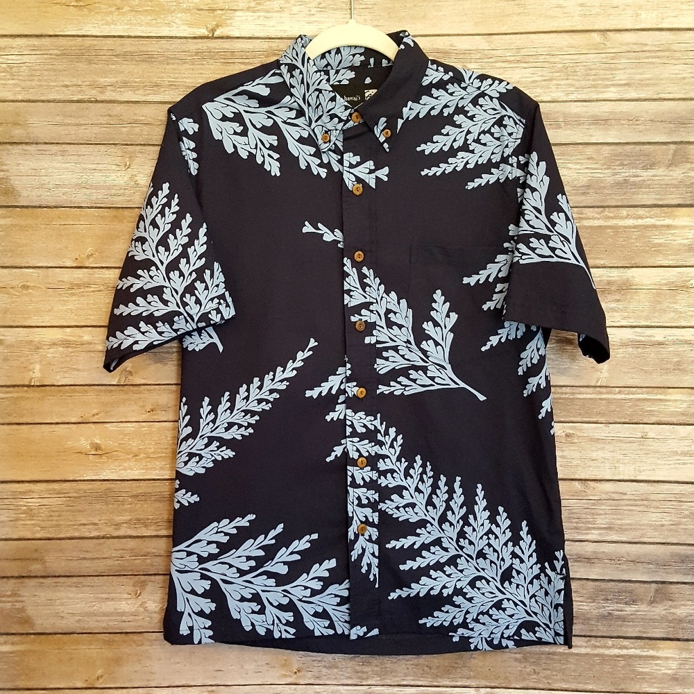 Sig Zane Men's Aloha Shirt, Size Small